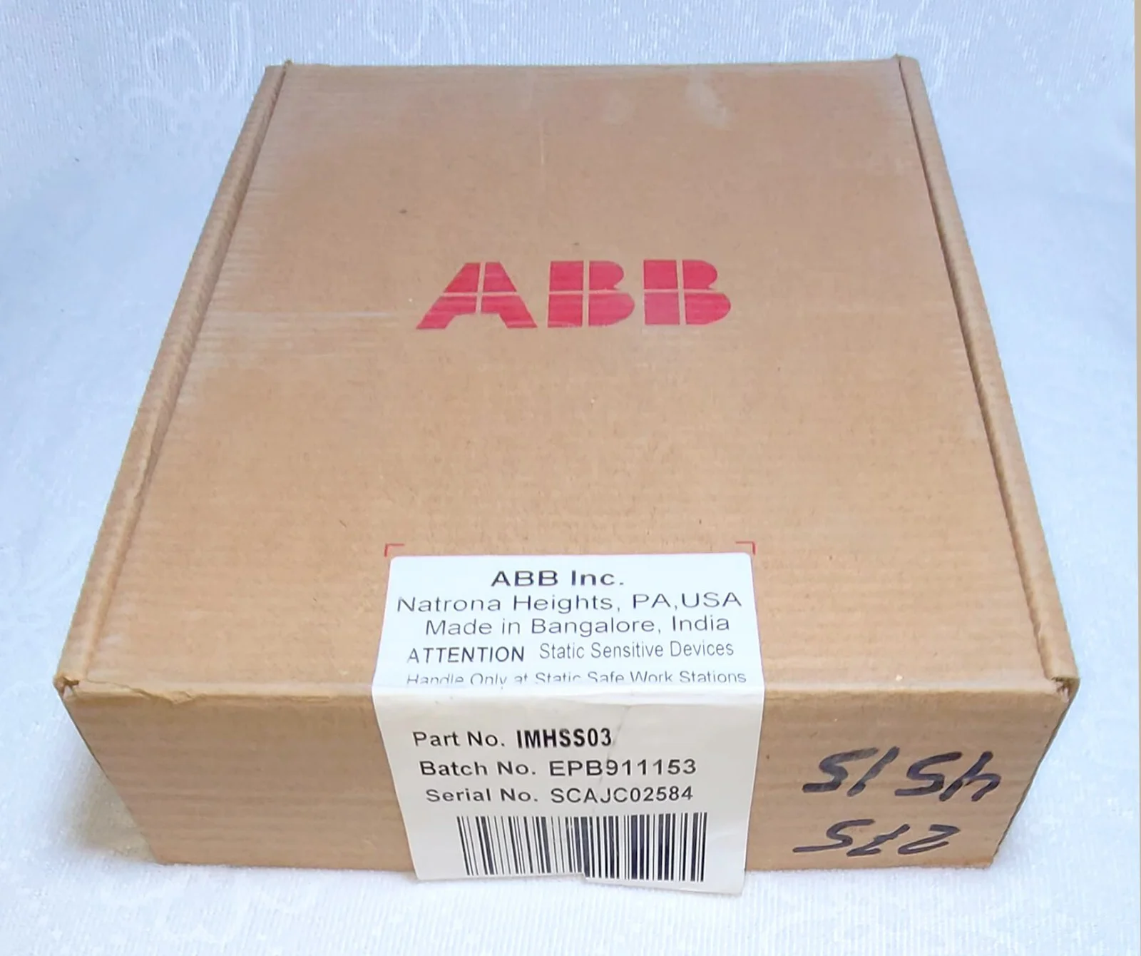 ABB Bailey IMHSS03 Hydraulic Servo Module – front view