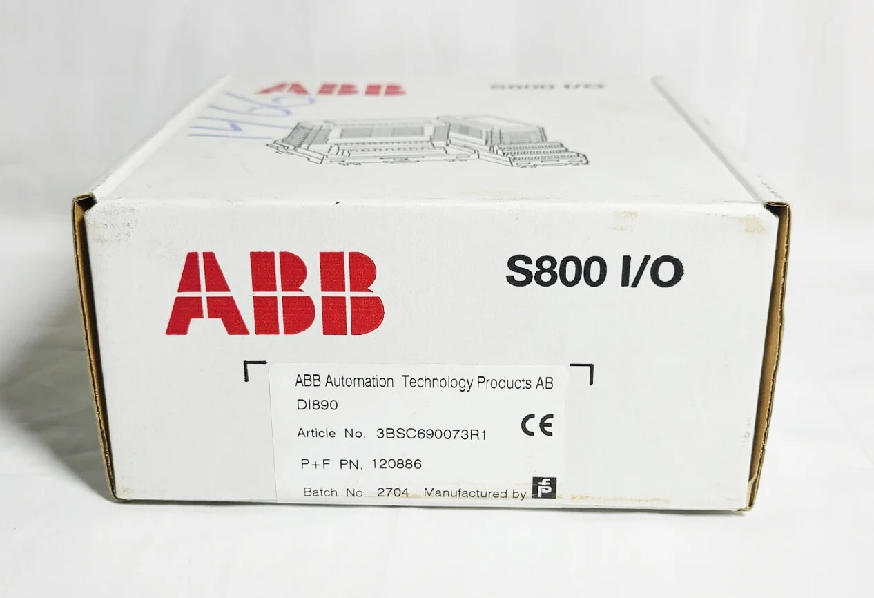 ABB DI890 8-Channel Digital Input Module 3BSC690073R1 – front view