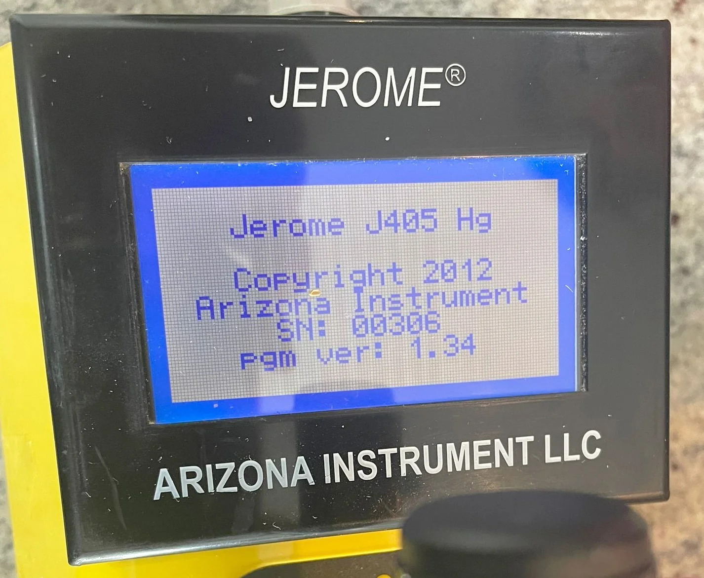 AMETEK Jerome J405 Mercury Vapor Analyzer – front view
