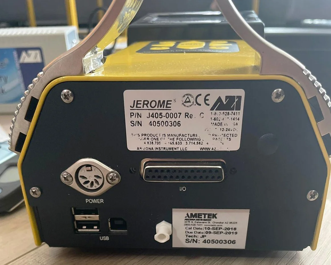 AMETEK Jerome J405 Mercury Vapor Analyzer – front view