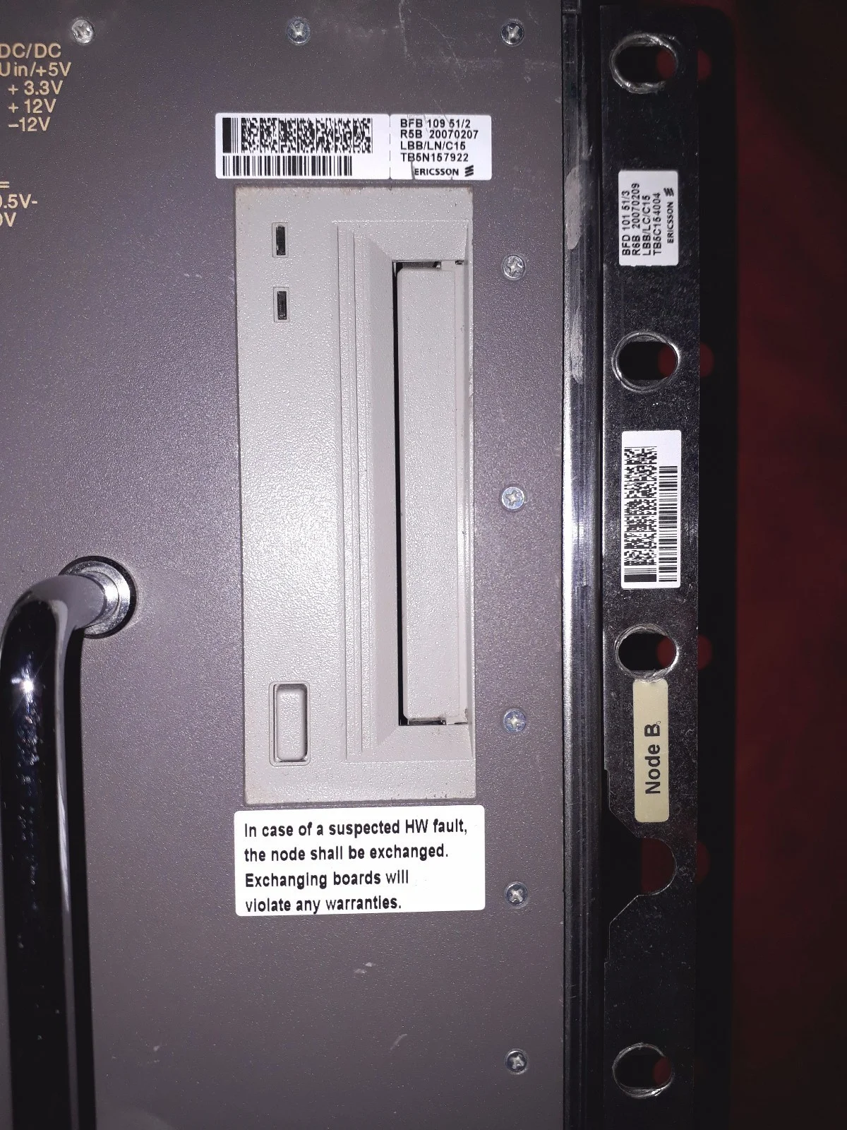 Ericsson BFB 109 51/2 R5B Telecom Module – front view