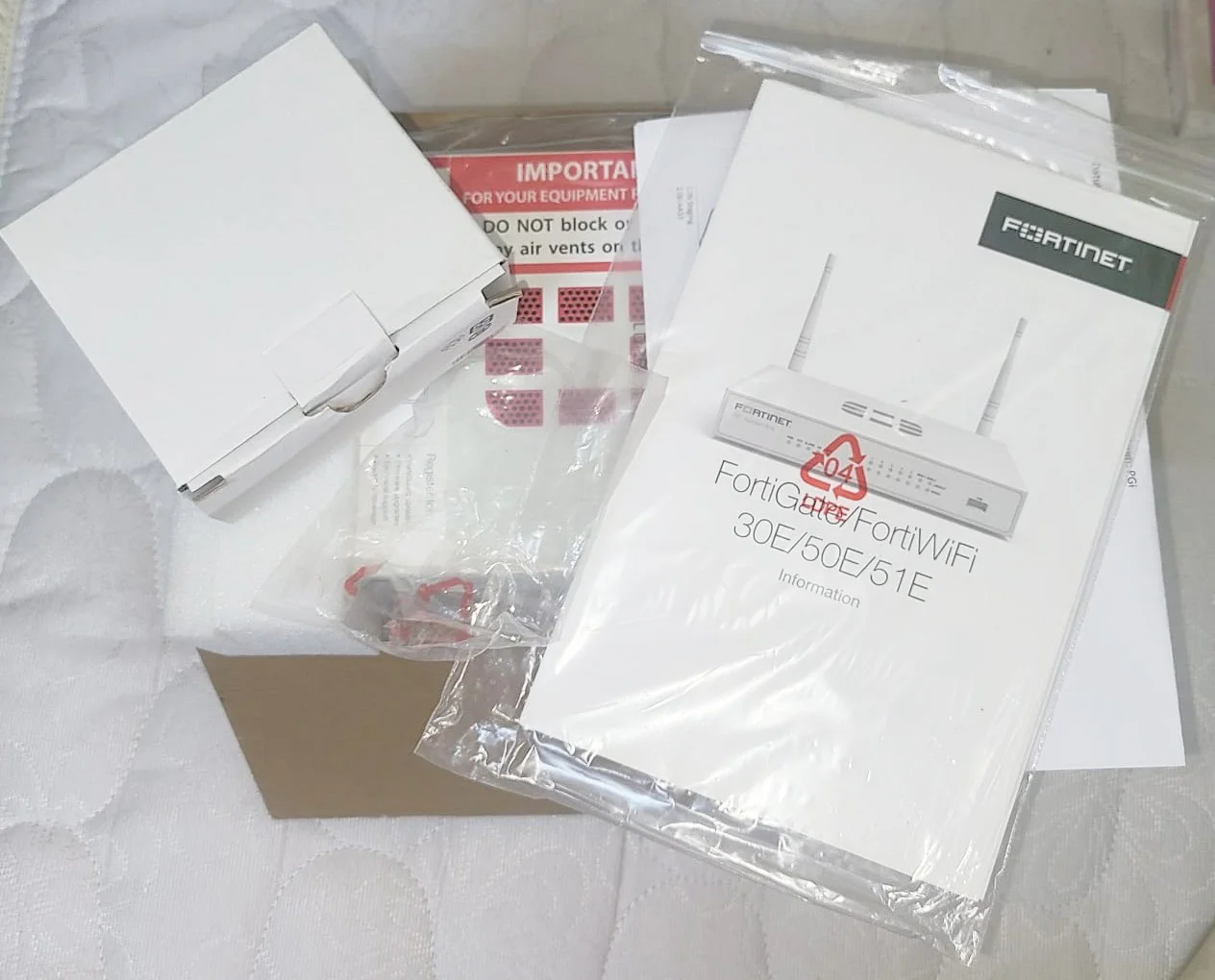 Fortinet FortiGate 50E Network Security Firewall P17464-03-03 – front view