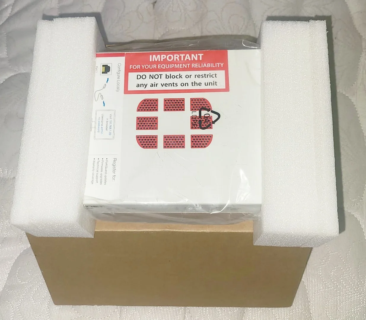 Fortinet FortiGate 50E Network Security Firewall P17464-03-03 – front view