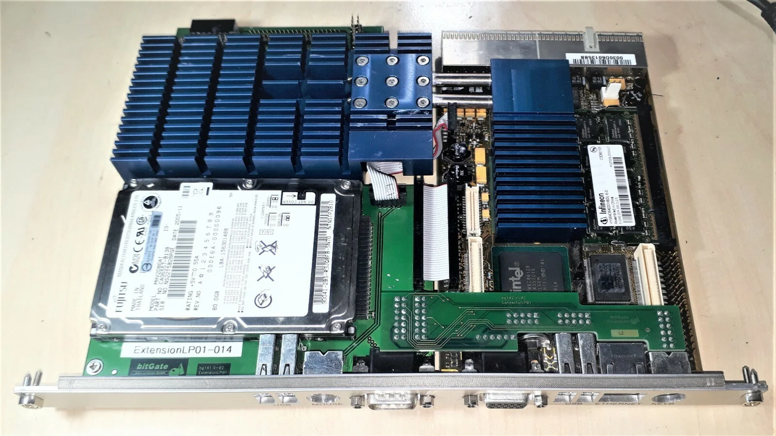 JDSU 8635 bitGate CPU Board E1/T1 – front view