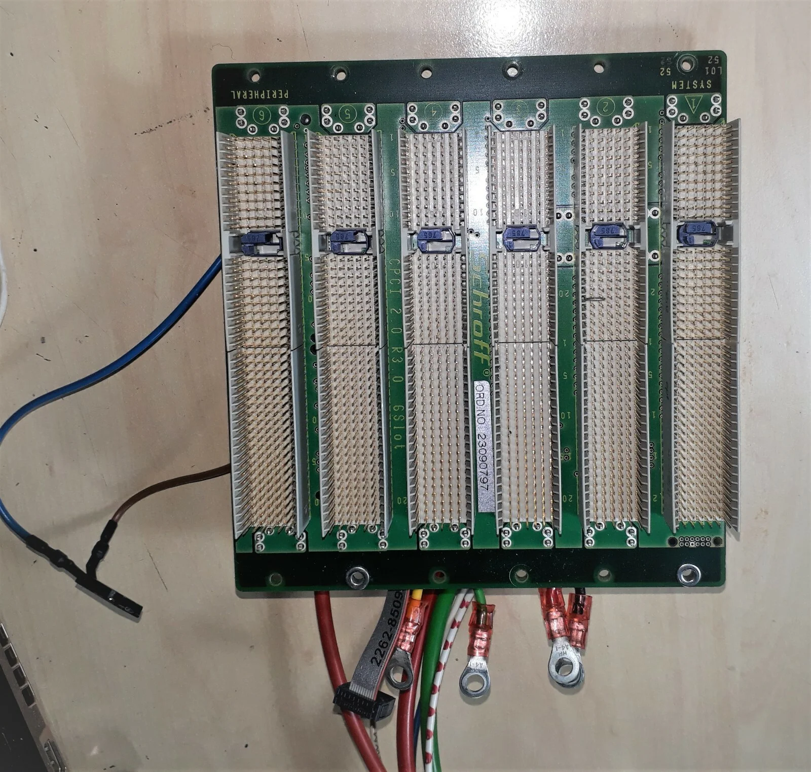 JDSU bitGate 8635 Backplane and Power Interface – front view