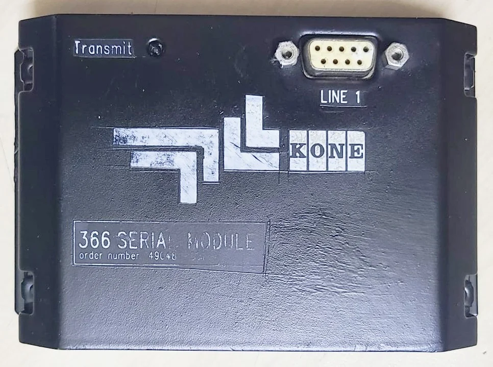 KONE 490486 G01 Elevator Serial Module Rev 1.1 – front view