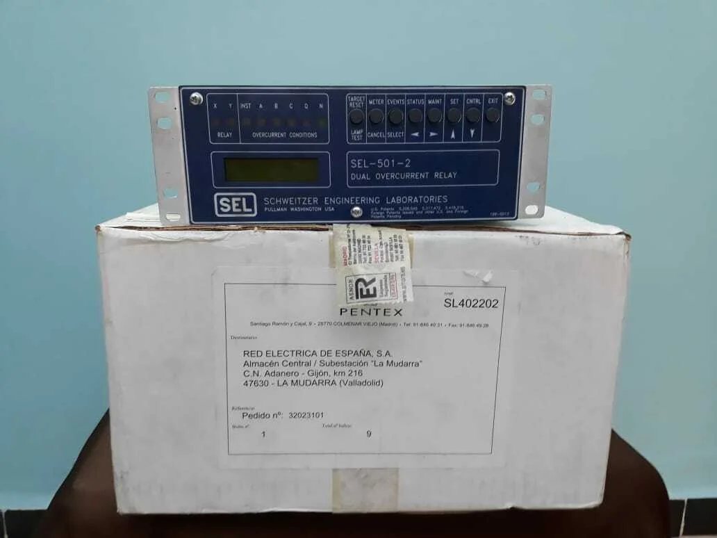 Schweitzer SEL-501-2 Overcurrent Protection Relay 0501203X551XXB – front view