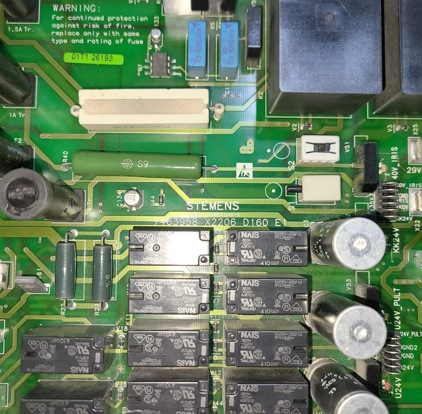 Siemens 7463958 X2206 D160 E1 Industrial Module – front view