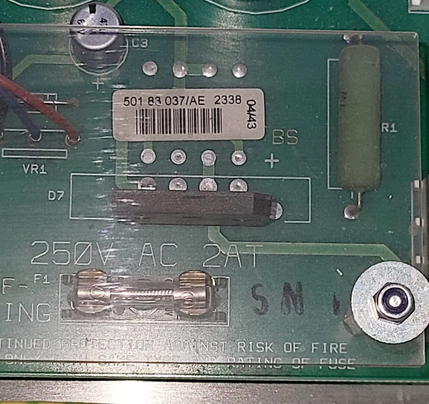 Siemens Z108 03771008 Industrial Power Supply 501 83 037/AE – front view