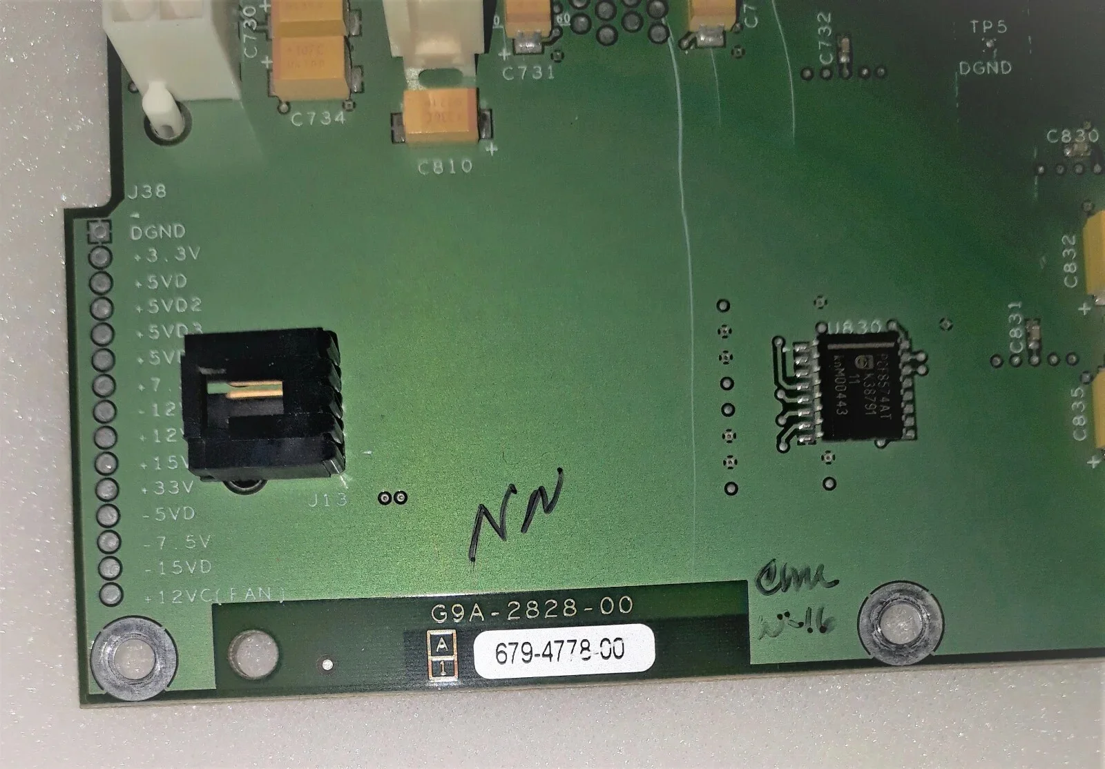 Tektronix MTS300 Backplane 679-4778-00 – front view